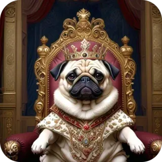 🫥 Pug whatsapp sticker