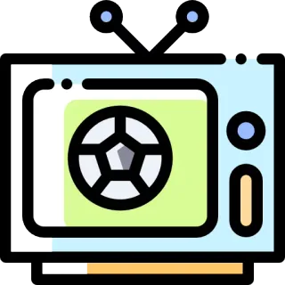 ⚽ Fernsehen, Fußball, Football, Bildschirm, Antenne, Technologie whatsapp sticker