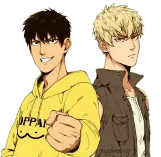 😁 OPPAI Аниме, Манга, Мультфильмы, Искусство, Персонажи whatsapp sticker
