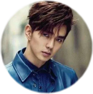 😑 uomo, ritratto, moda, bello, asiatico, modello telegram sticker