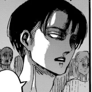 🎵 Levi Ackerman Attack on Titan anime, manga, levi, attack on titan, aot, ackerman whatsapp sticker