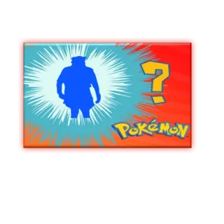 ❓ Pokémon Pokémon, Silhouette, Figur, Fragezeichen telegram sticker