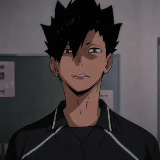 🌟 Kuroo Tetsurou Haikyuu!! anime, haikyuu, kuroo tetsurou, volleyball, manga telegram sticker