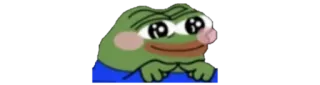 ☘ Pepe the Frog Пепе, лягушка, мем, милый, кавай telegram sticker