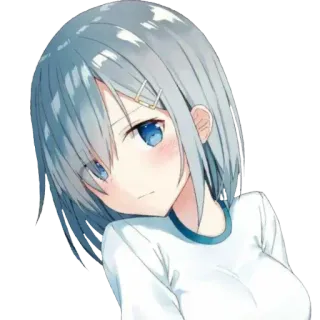 😅 สาวอนิเมะ, น่ารัก, มังงะ, ภาพประกอบ, การ์ตูน, ตัวละคร telegram sticker