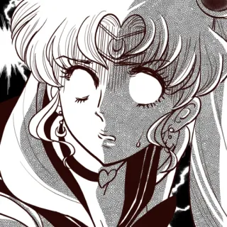 🌕 Sailor Moon Anime, Manga, Sailor Moon, Choc, Expression, Usagi Tsukino telegram sticker