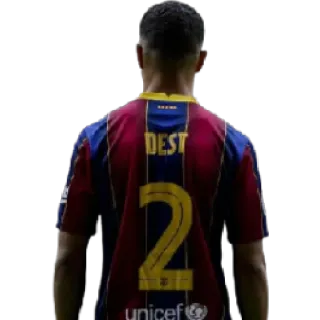 😁 DEST soccer, football, athlete, jersey, player whatsapp sticker