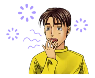 Initial D Stickers by Elektronik telegram stickers