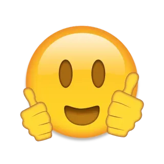👍 Emoji, Joinha, Gostei, Concordância, Positivo telegram sticker