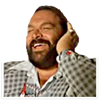 😃 Bud Spencer ator, italiano, filme, comédia telegram sticker