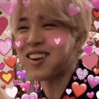 😍 Jimin jimin, kpop, love, cute, hearts, sticker, idol, korean telegram sticker