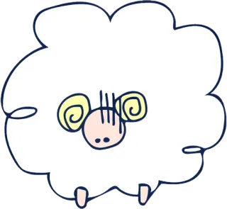THE SHEEPS :: @line_stickers telegram stickers
