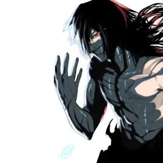 😒 Ichigo Kurosaki Bleach anime, demon, manga, sword, fighter telegram sticker