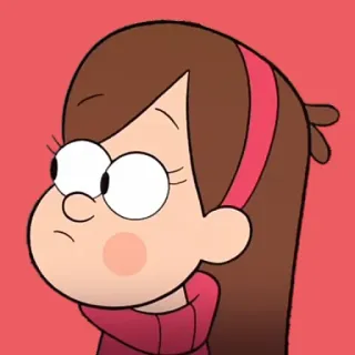 👀 Mabel Pines Gravity Falls cartoon, animated, tv show, character, mabel pines, gravity falls telegram sticker