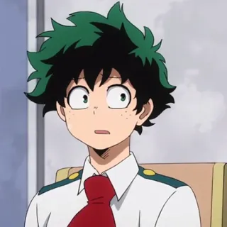 🥦 Izuku Midoriya My Hero Academia anime, manga, student, hero, my hero academia, izuku midoriya telegram sticker