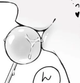 🌟 h ロリポップ, キス, アニメ, 漫画 telegram sticker