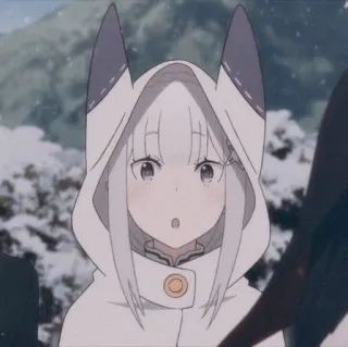 🦕 Emilia Re:Zero anime, emilia, re:zero, cute, kawaii telegram sticker