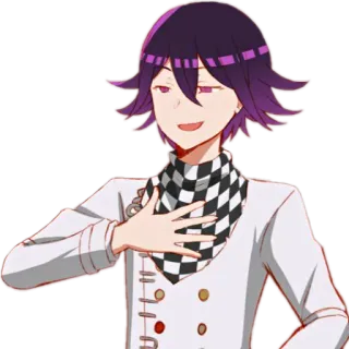 😉 Kokichi Oma Danganronpa V3: Killing Harmony 애니메이션, 캐릭터, 오마 코키치, 단간론파, 단간론파 V3 telegram sticker