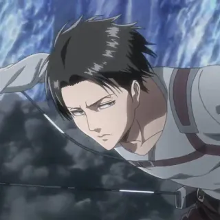 ☁️ Levi Ackerman Attack on Titan anime, attack on titan, levi, levi ackerman, action, military, fantasy telegram sticker