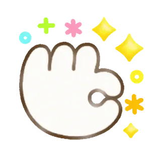 🤗 fist, hand, emoji, sparkles, cartoon, gesture whatsapp sticker