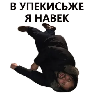 🍾 В УПЕКИСЬЖЕ
Я НАВЕК russian, man, slavic, humor, meme telegram sticker