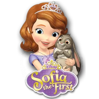 🐰 Sofia Sofia the First dessin animé, princesse, Disney, animé, émission pour enfants telegram sticker