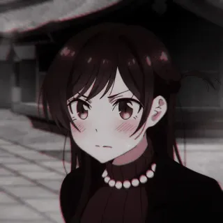 ⛓ Anime, Ragazza, Cartone animato, Personaggio telegram sticker