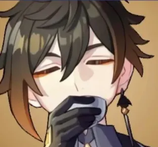 😁 Zhongli Genshin Impact Аниме, Видеоигра, Genshin Impact, Чжун Ли telegram sticker