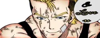 😊 I Love u アニメ, 愛, 男性, キャラクター whatsapp sticker