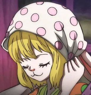 🥕 Carrot One Piece アニメ, ワンピース, キャロット, ミンク, 女の子 whatsapp sticker