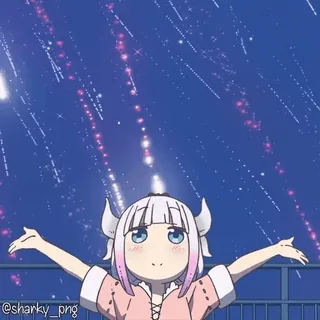 🥳 Kanna Kamui Miss Kobayashi's Dragon Maid telegram sticker