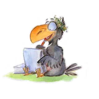 Croack! telegram stickers