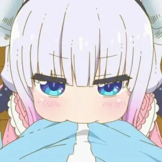 😋 Kanna Kamui Miss Kobayashi's Dragon Maid Anime, Drache, Niedlich, Kanna, Kanna Kamui, Miss Kobayashi's Dragon Maid telegram sticker