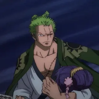 🍾 Zoro One Piece Аниме, Персонаж, Ван Пис, Ророноа Зоро, Зоро telegram sticker