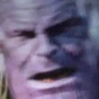 Faces of Thanos telegram stickers
