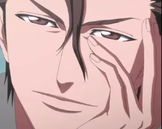😌 Sosuke Aizen Bleach anime, aizen, bleach, villain, manga telegram sticker