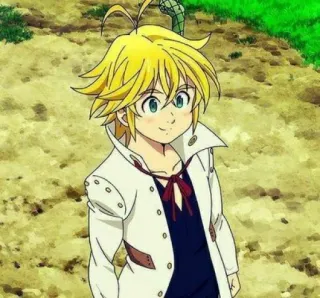 😊 Meliodas Seven Deadly Sins Anime, Personaje, Dibujos animados, Pelo rubio, Personaje de anime, Seven Deadly Sins, Meliodas telegram sticker