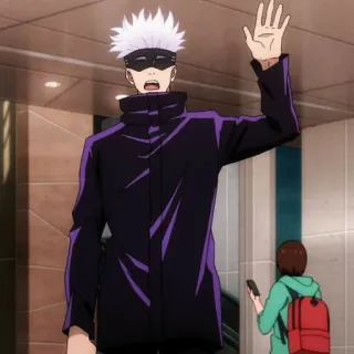 🥢 Satoru Gojo Jujutsu Kaisen Anime, Manga, Stregone, Personaggio, Gojo, Satoru, Soprannaturale telegram sticker