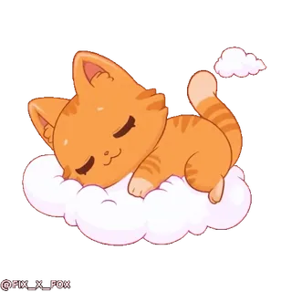 😴 fur_fox telegram sticker