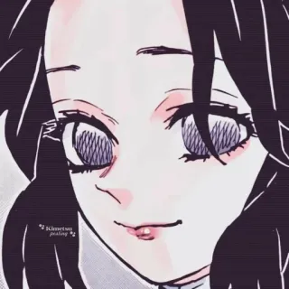 🌟 Kanae Kocho Demon Slayer 애니메이션, 귀멸의 칼날, 코쵸 카나에, 캐릭터, 만화 telegram sticker