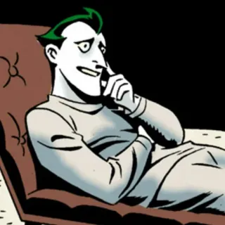 📎 Joker Joker, Batman, DC Comics, Bösewicht, Comicfigur, Superschurke, Clown telegram sticker