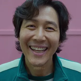 😃 Seong Gi-hun Squid Game Seong Gi-hun, Squid Game, Drama coréen, Netflix, Lee Jung-jae whatsapp sticker