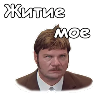 🤥 Житие
мое Meme, Ruso, Retrato, Hombre whatsapp sticker