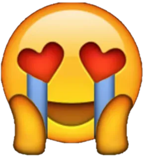 😍 Emoji, Mata hati, Air mata, Cinta, Kasih sayang, Senang telegram sticker