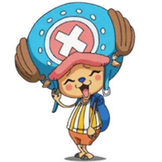 🙈 Tony Tony Chopper One Piece anime, cartoon, one piece, chopper, cute, character telegram sticker