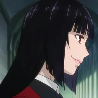 ☕️ Yumeko Jabami Kakegurui Anime, Kakegurui, Yumeko Jabami, Jogos de azar, Escola telegram sticker