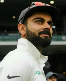 ❤️ Virat Kohli cricketer, Indian, athlete, sports, portrait telegram sticker