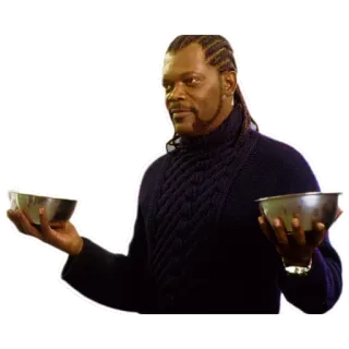 🍵 Samuel L. Jackson 남자, 인물사진, 배우, 웃긴, 유명인 whatsapp sticker