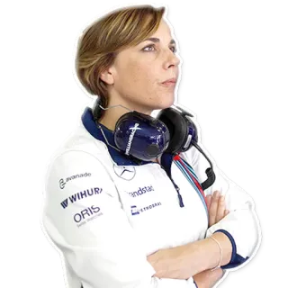 👀 Claire Williams, Fórmula 1, Automovilismo, Williams Racing whatsapp sticker