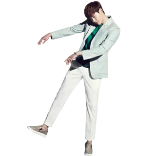💃 homme, mode, costume, mannequin, pose, coréen telegram sticker